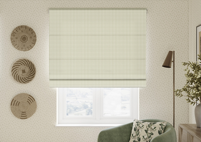 Weavers, Bud Green - Roman Blind - Image 3